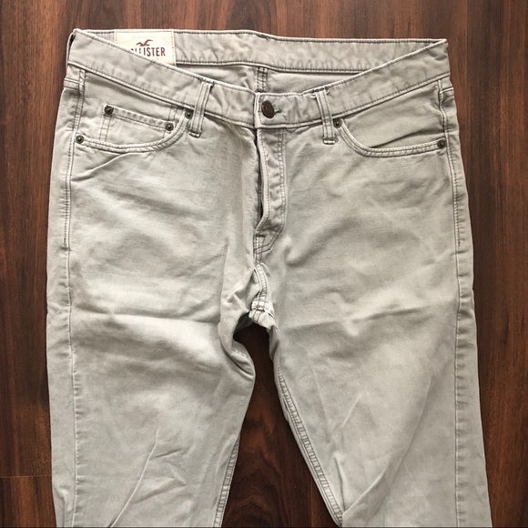 $30 off! Grey Hollister Skinnys size 36x32 - Picture 2 of 4